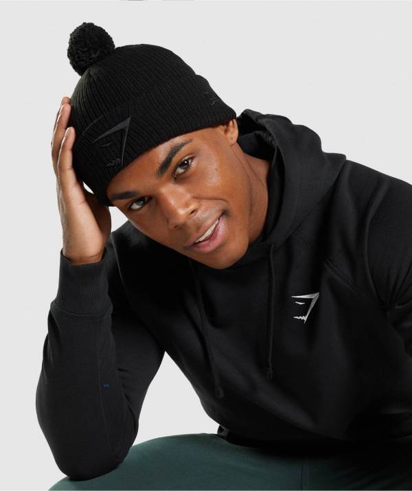 Panske Čiapky Gymshark New Era Mini Pom Čierne | GB5216743